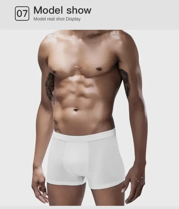 1pc/3pcs Set Men's Underwear Cotton Boxers Shorts U Pouch Panties Boy's Underpants Male Youth Clothing Homme Luxury Underware — image 8