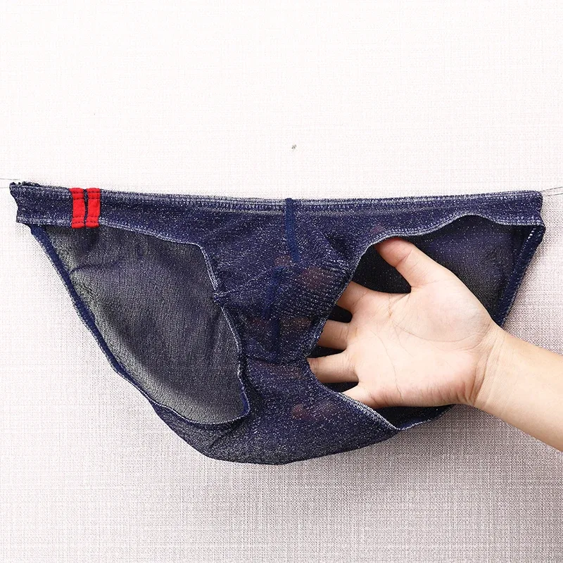 Men's Underwear Briefs Ultra Thin Low Rise Mesh Breathable Panties — image 18