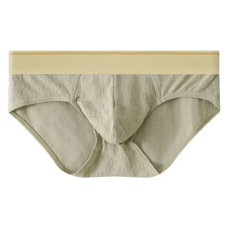 Fashion Men's Underwear Breathable and Comfy Pure Cotton Knit Briefs — image 26