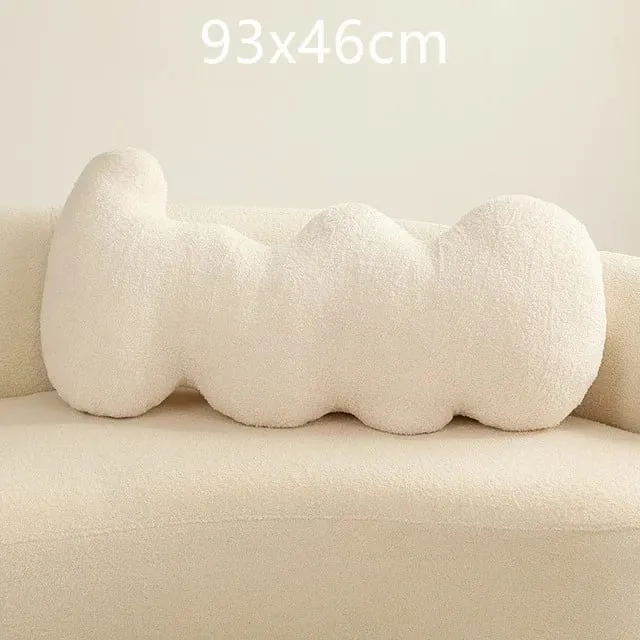 Coussin boule nordique de couleur unie, fleur en peluche, oreiller pour canapé, taille, bureau, jouet pour enfant, cadeaux, décoration de la maison, nouvelle collection — image 21