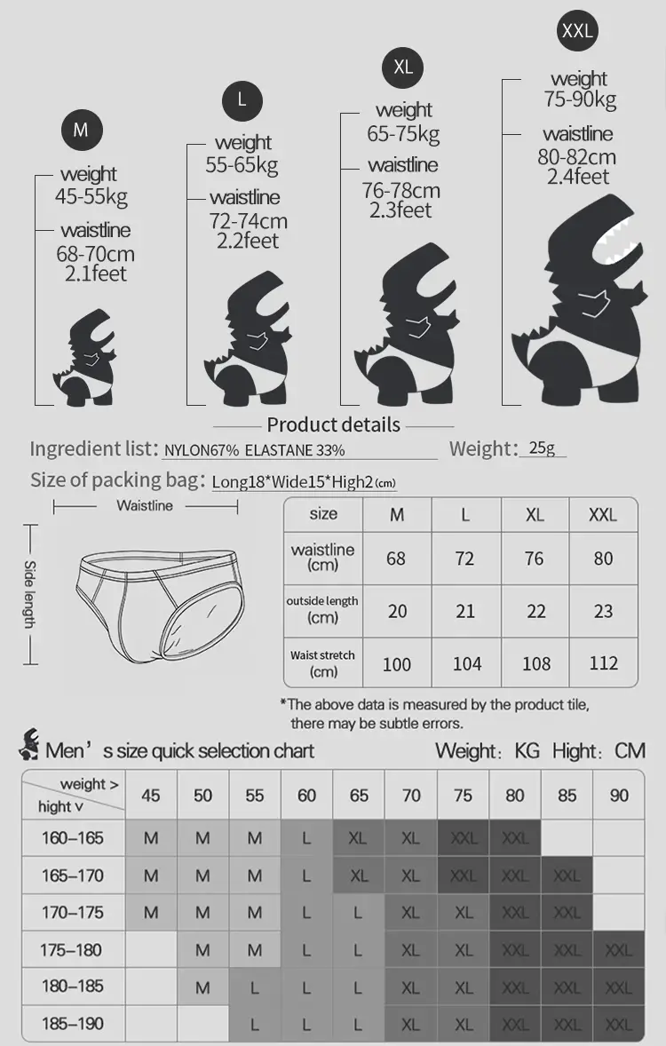 1/3Pcs Satin Nylon Men's Briefs Skin-friendly Breathable Mens Underwear Panties Large Crotch Pouch Man Bikini Underpants Briefs — image 11