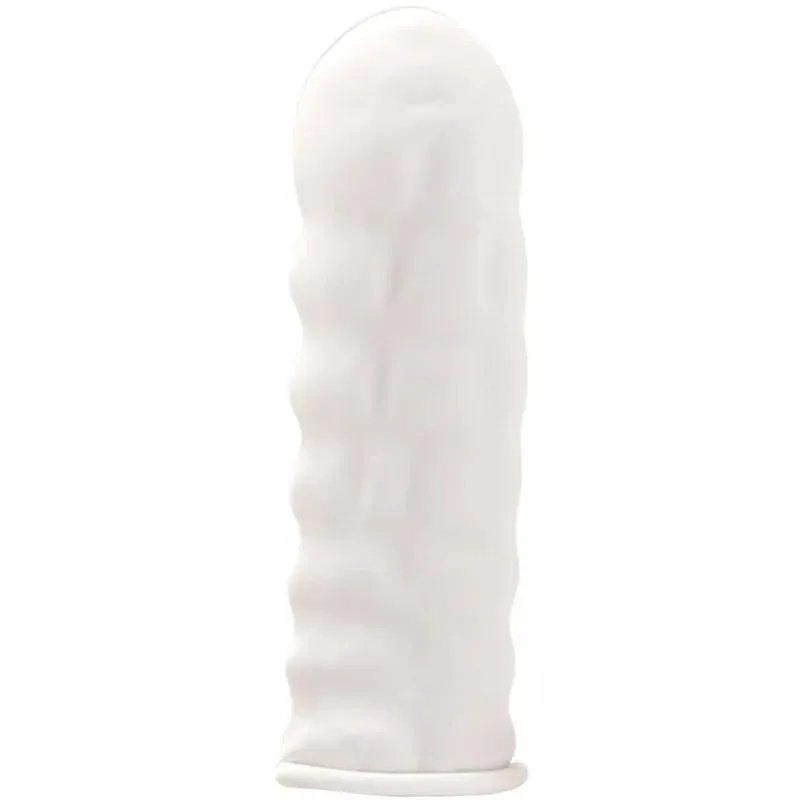 100PCS Disposable Finger Sleeves Clitoris Stimulate Penis Sleeve G Point Massage Reusable Condom Sex Toys For Woman Men Gay