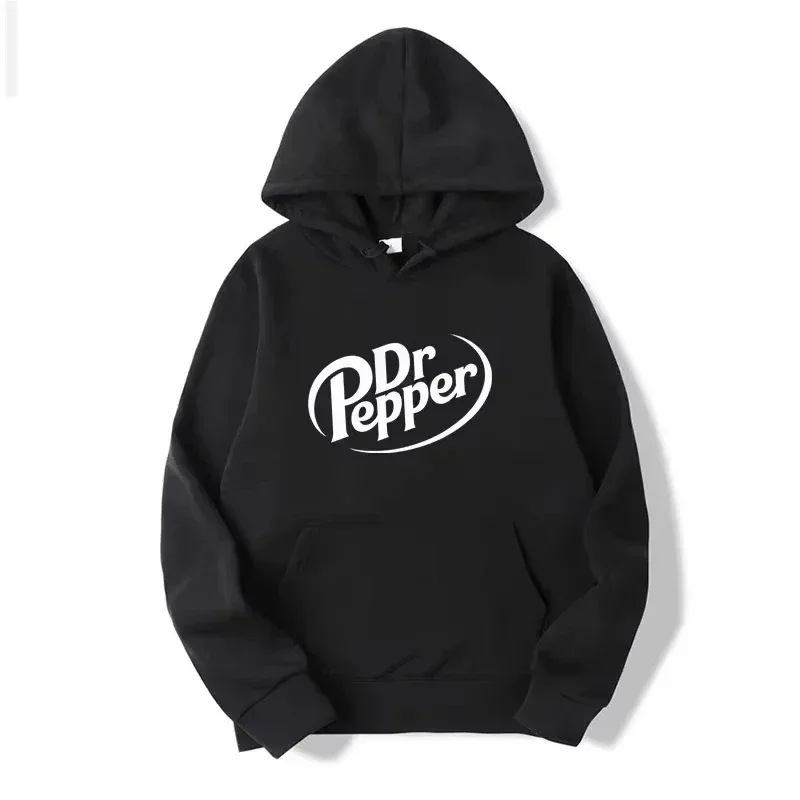 Dr Pepper Hoodie Soda Cola Vintage Beverage Retro Aesthetic Y2K Fashion Black Oversized Casual Sport Sweatshirts — image 17