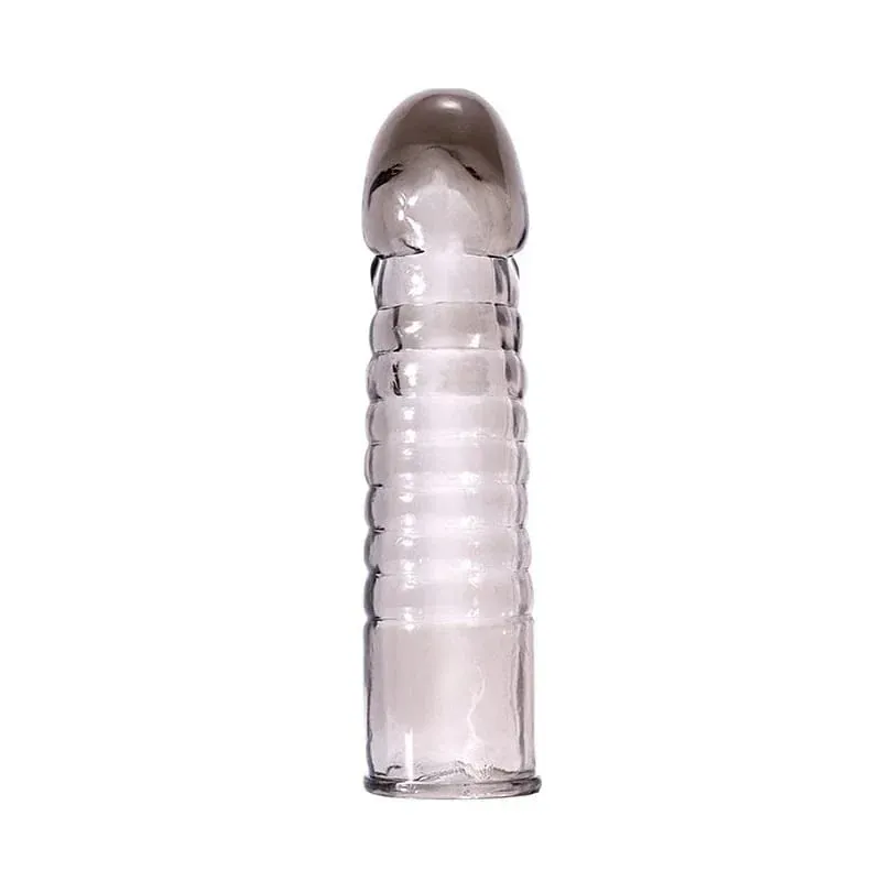 Penis Sleeve Reusable Condom Penis Extender Reusable Silicon Condoms For Men Penis Ring Cock Cover Sex Toys For Men Products — image 9