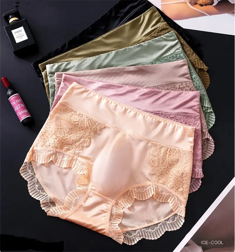 Sexy men's underwear Ice silk lingeries for man adults 18 plus cuecas masculina lace mesh cueca 3D seamless calzoncillos hombre — image 9
