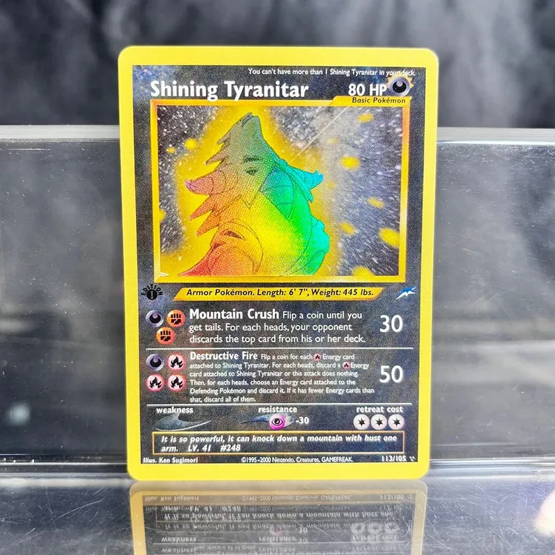 Holographic PKM Single Cards Charizard EX Pikachu 1st Edition Neo Mewtwo Συλλογή καρτών μεσολάβησης PTCG Battle Cards Παιχνίδια Δώρα