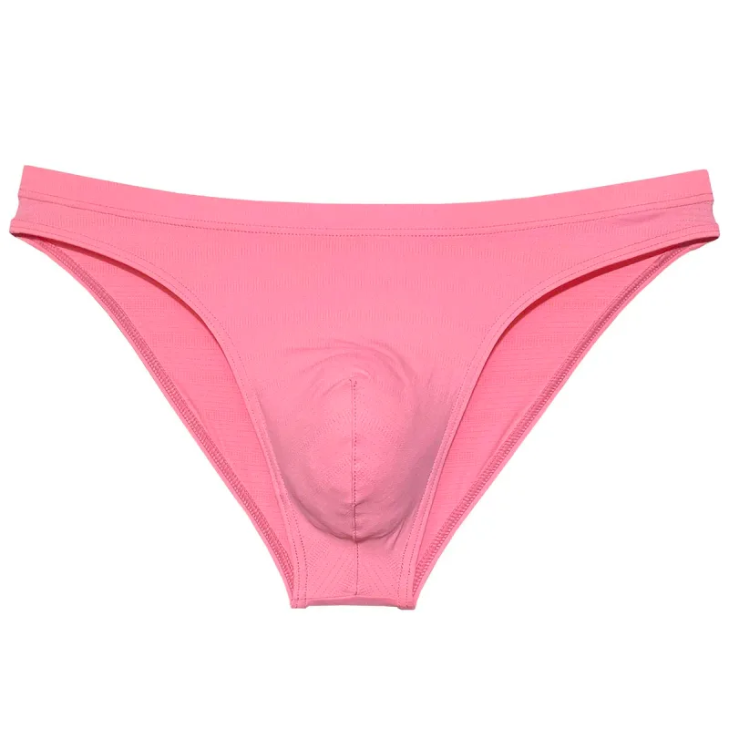 Ultrathin Briefs Men's Underwear Enhancing Pouch Male Bikini Low Rise Underpants Summmer Single Layer Everyday Comfort