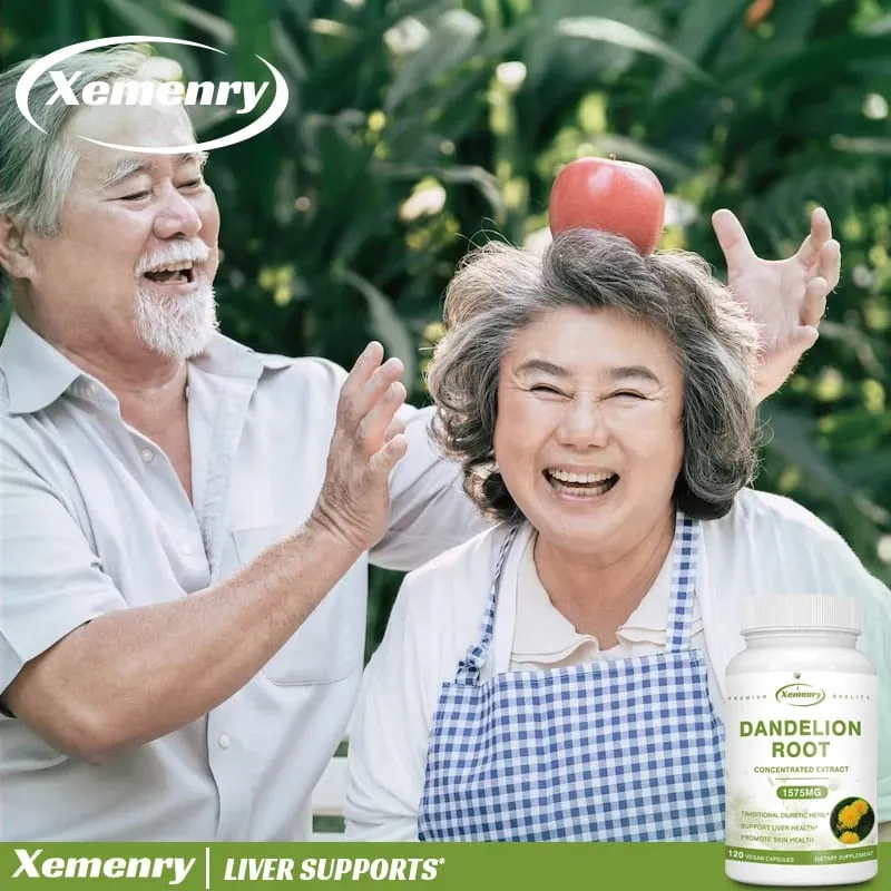Dandelion Root Extract Capsules for Liver Detox Protection Liver Support Strong Immune System Normal Blood Pressure & Sugar