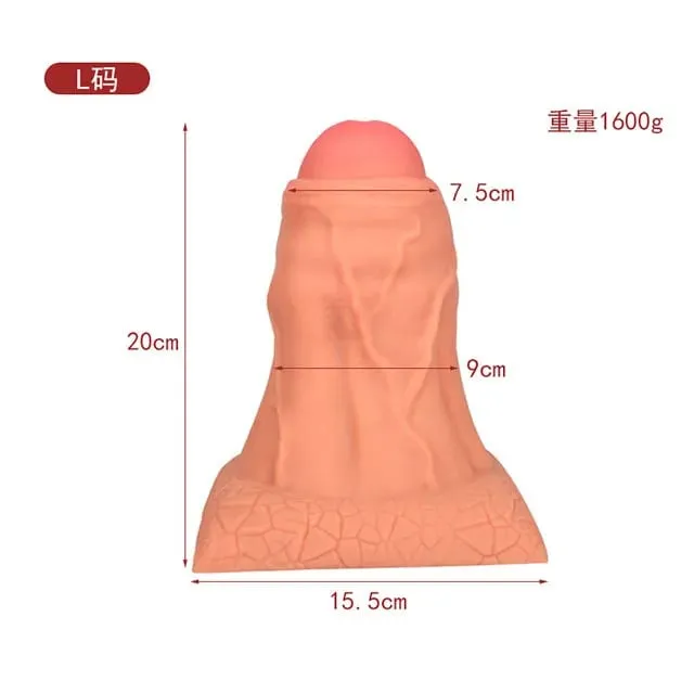 Huge Anal Plug Soft Silicone Anus Expansion Dildo Butt Plug Vagina Stimulation Prostate Massage Anal Sex Toys For Men Women Gay — image 8