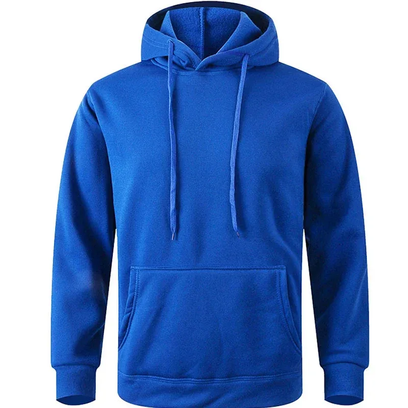 Men's Soft Loose - Fit Fleece Pullover Hooded Sweatshirt na May Mga Pocket Para sa Malamig na Araw — image 2