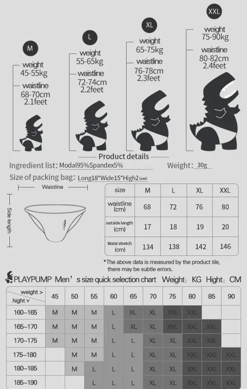 1/6Pcs Modal Sexy Mens Underwear Briefs Breathable Print Panlalaking Panti Panlalaki Panlalaki Maikling Panloob na Bikini Sissy Large Crotch Man Trunks — image 17