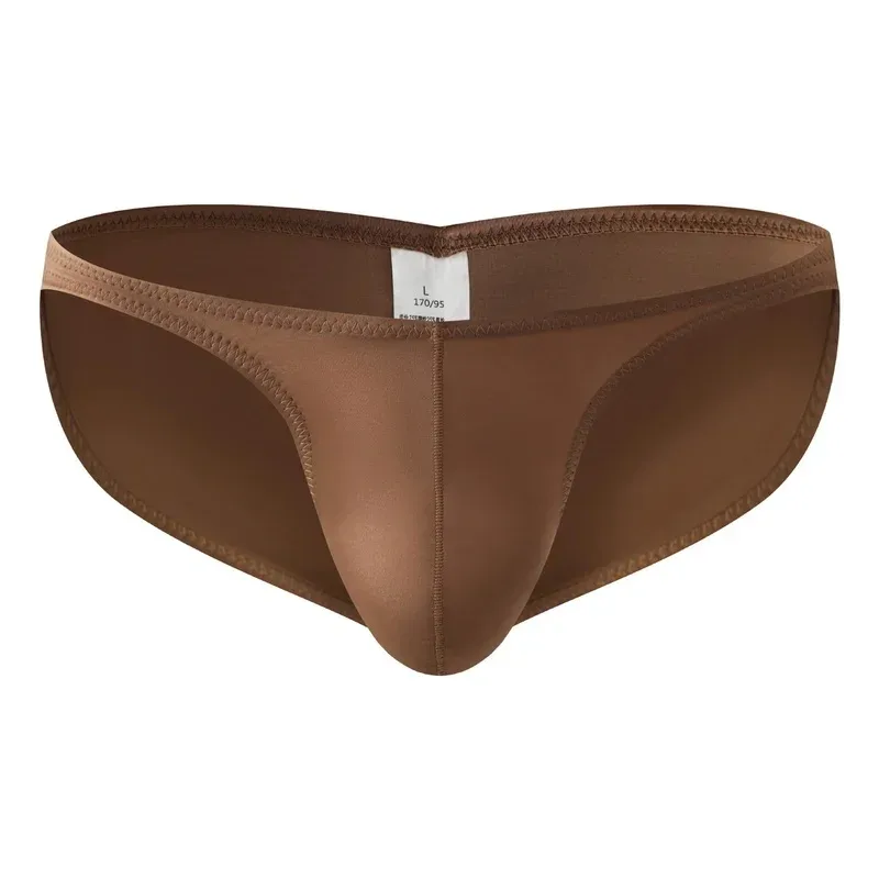 Cuecas de ginástica masculinas de cintura baixa, roupa íntima de cetim suave para treinamento esportivo, musculação, ultrafina, secagem rápida, treino de fitness, levantamento de bunda — image 6