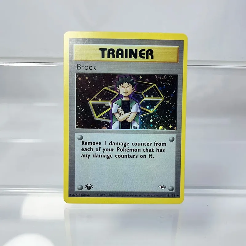 PKM Cards Edition 1st Gym Challenge 1996 Base Set Single Foil Cards Mewtwo Gengar Raichu Card Collection Cards PTCG Proxy Cards — image 24