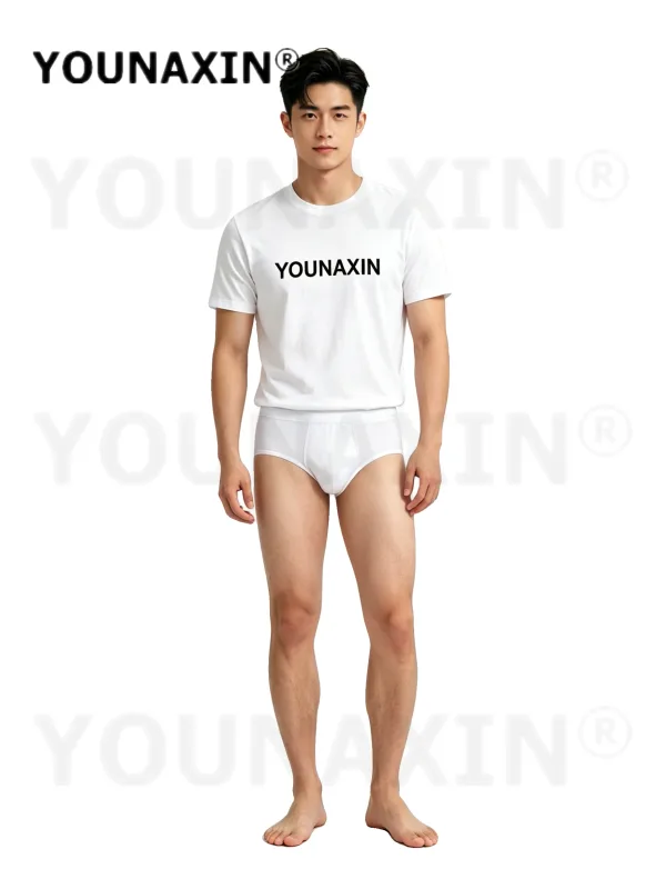 7 Pieces Overweight Men's Big And Tall White Briefs Cotton Plus Size Underwear Panties Undies L XL 2XL 3XL 4XL 5XL 6XL 7XL 8XL — image 9
