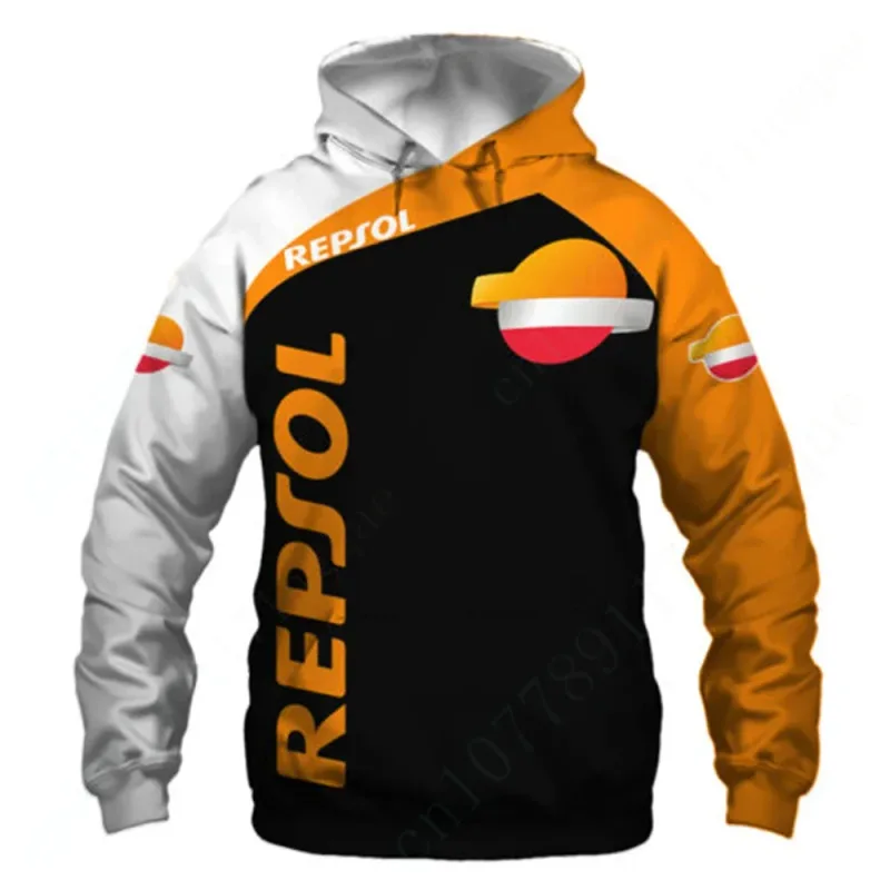 Repsol Unisex Clothing Anime Zip Hoodies Harajuku Hoodies For Men Women Casual 3D Printing Sweatshirt Essentials Pullover Top