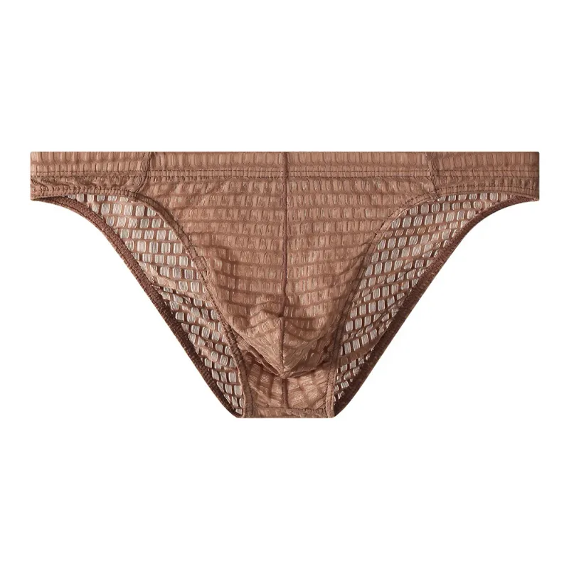 Men's Breathable See Through Underwear Briefs With Low-Waist Design And U Convex Pouch For Support And Comfort — image 12