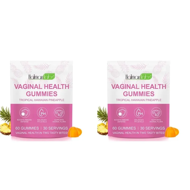 HolmanLabs Vaginális Egészségügyi gumicukor C-vitaminnal és probiotikumokkal támogatja a hüvelyflórát, segít kiegyensúlyozni a pH-szintet 60 gumicukor — image 9