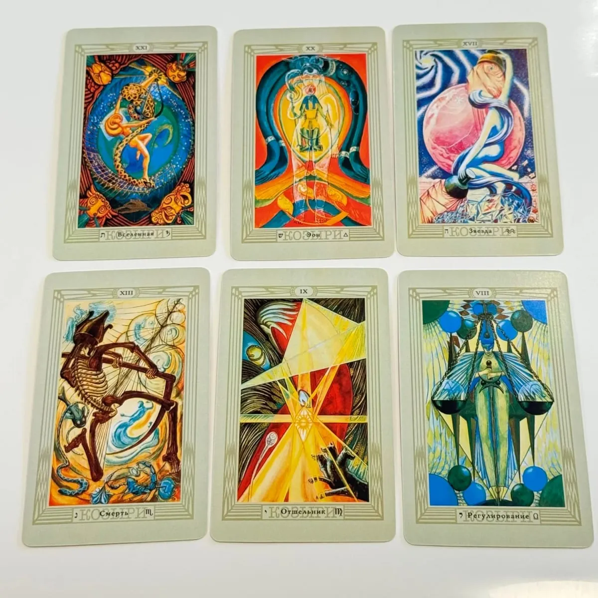 Thoth Tarot Cards Russian /Spanish/English Edition Oracle Board Playing Table Games For Party — image 2