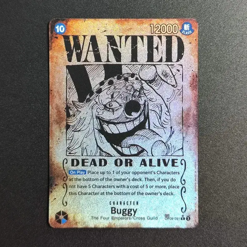 Proxy ONE PIECE CARD Luffy Shanks ACE Roger Teach Kaido Κάρτα χαρακτήρων Ζητείται Alternate Art English Collection Κάρτες Anime