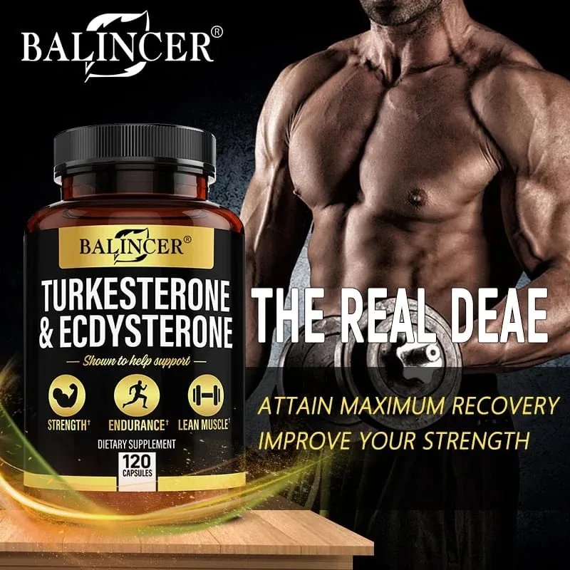Turkeysterone and ecdysterone supplement - 1000 mg - Improves exercise endurance sports supplementation muscle mass — image 6