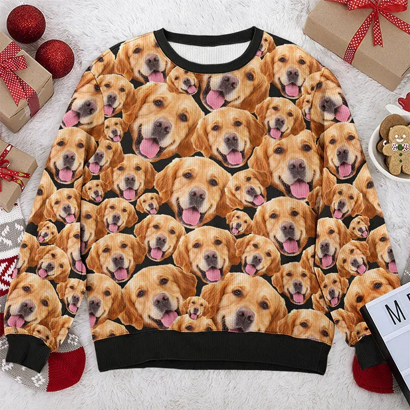 Fotoğrafınızı Özel 3D Baskı Çirkin Noel Kazak DIY Yüz Aile Kazaklar Komik Görüntü Kazak Kişiselleştirilmiş Noel Hediyesi Unisex — image 11