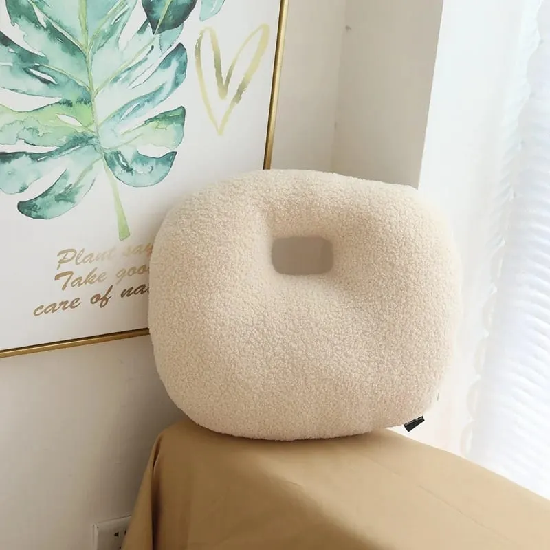 Coussin boule nordique de couleur unie, fleur en peluche, oreiller pour canapé, taille, bureau, jouet pour enfant, cadeaux, décoration de la maison, nouvelle collection — image 6