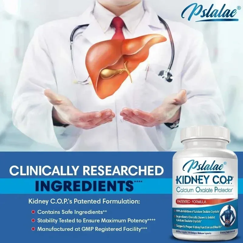 Kidney COP Calcium Oxalate Protectant - It Helps Prevent The Recurrence of Kidney Stones Promotes Healthy Kidney Function — image 4