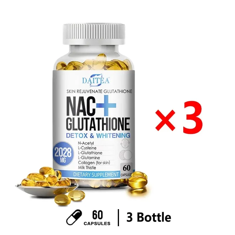 NAC Supplement L-Glutathione Intracellular Antioxidant Complex - Promotes cleansing detoxification and repair Reduces liposome — image 8