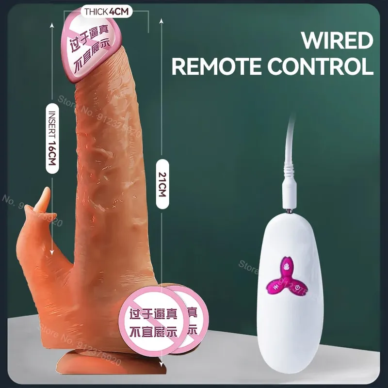 Valósághű műpénisz szexjátékok Teleszkópos fűtés nőknek Maszturbáció Szexi Felnőtt Behatolás Anális Penis Műpénisz Vibrátor — image 9
