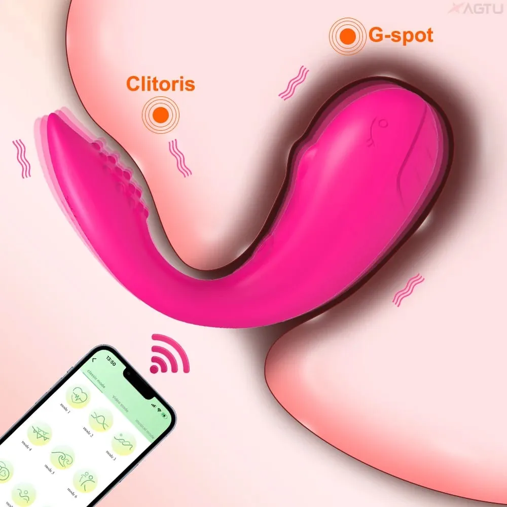 APP Control Vibrating Love Egg for Women Wearable Panties Vibrator Vagina Clitoris Stimulator Interaction Sex Toy for Couples