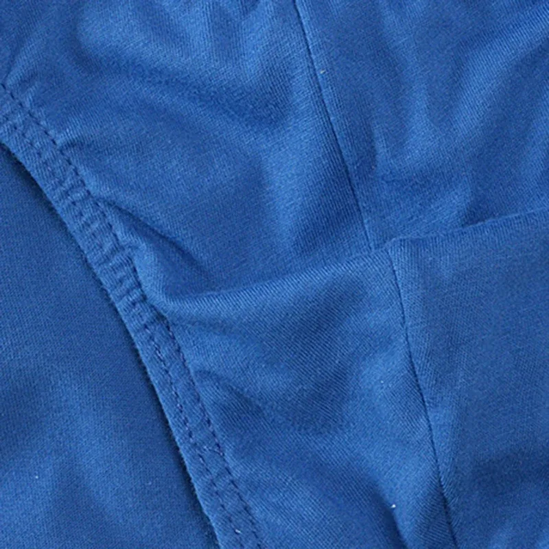 Random 5pcs Pure Cotton Mens Briefs Solid Color Men Underwear Plus Size L-6XL Men's Breathable Panties Sexy Elastic Men Briefs — image 5
