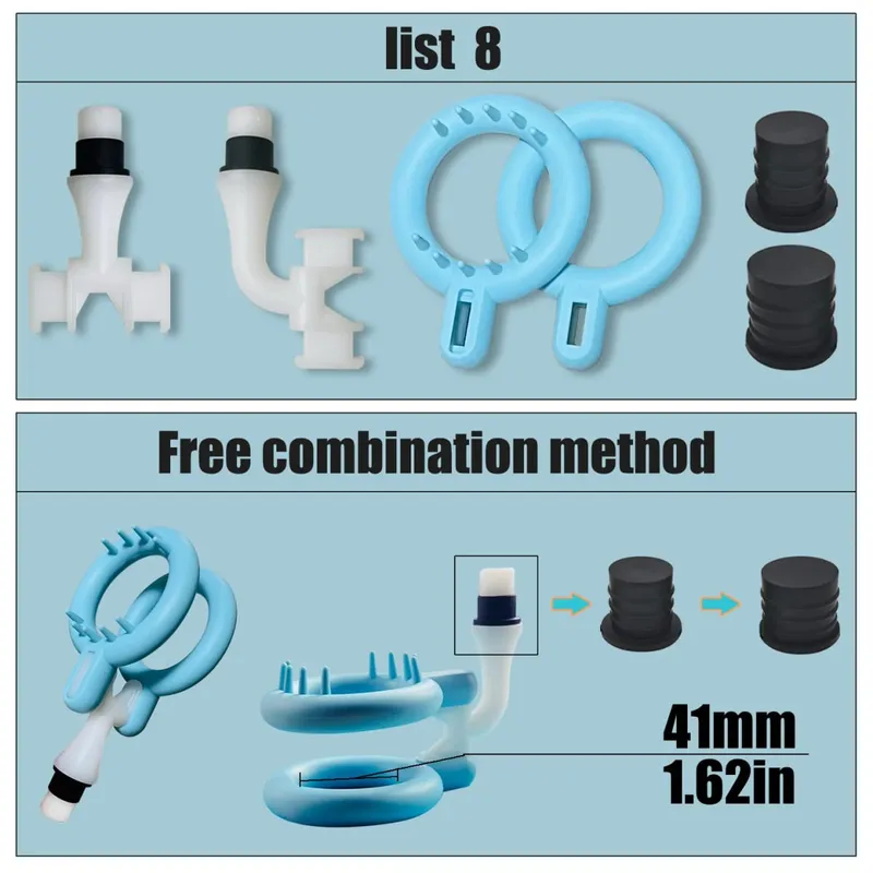 Men's Vibrating Masturbator Massage Gun Head Soft Silicone Attachments Adult Sexual Products Male Sex Toy Fascia Gun for Penis — image 9