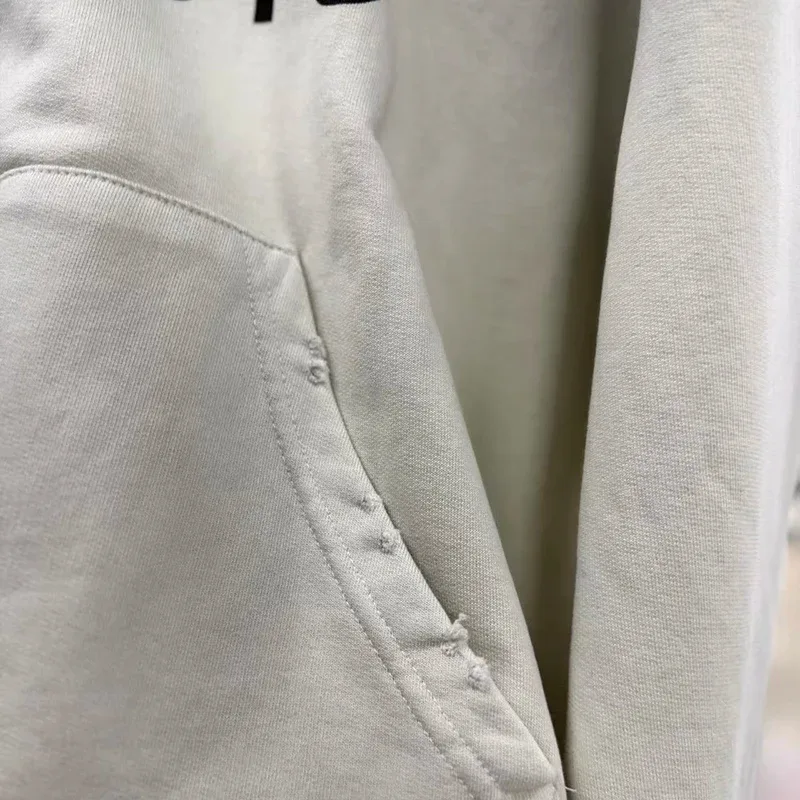 26SS Autumn Winter New Arrival Satoshi Nakamoto Hooded Sweatshirts Destructo Studded Washed Cotton Hooded Unisex Pullover — image 22