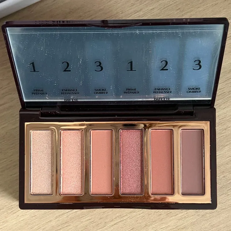 CT Makeup Sets Highlighters Lip Blam 4 Color Eyeshadow Palette Lip Gloss Lip Blam Set Pillow Talk Long Lasting Natural Cosmetics