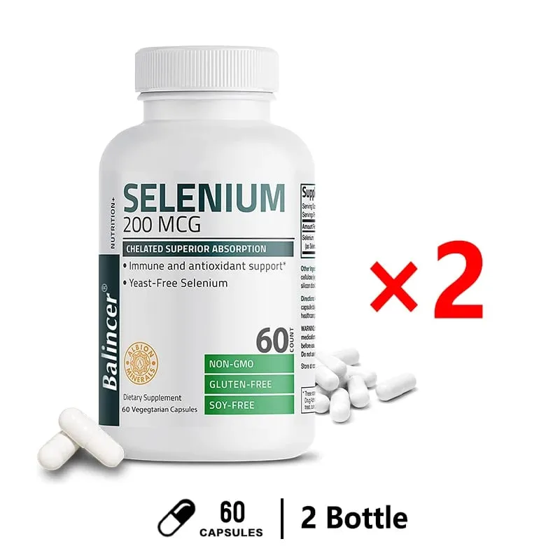 Balincer 200mcg Mineral Antioxidant Supplement with Selenium - Supports Immune Overall Health - Non-GMO Easy to Absorb — image 8