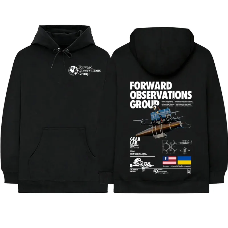 Forward Observations Group Hoodies Men Women Clothing Fashion Casual Oversized Long Sleeves Hooded Sweatshirts Hoodie Streetwear — image 1