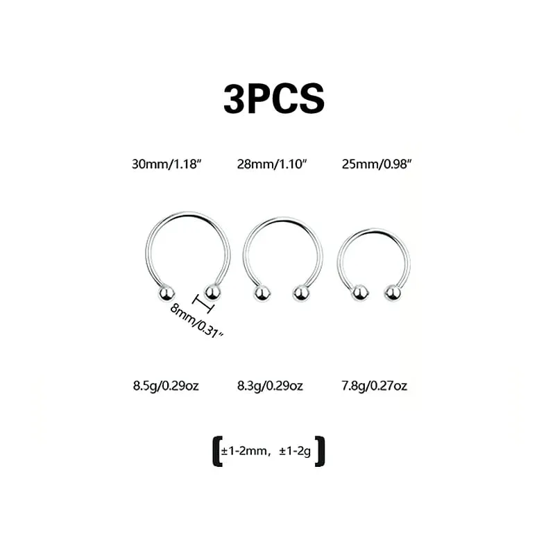 1pcs Penis Ring Stainless steel penis delay ring glans ring couple flirting products Male adult sex toys