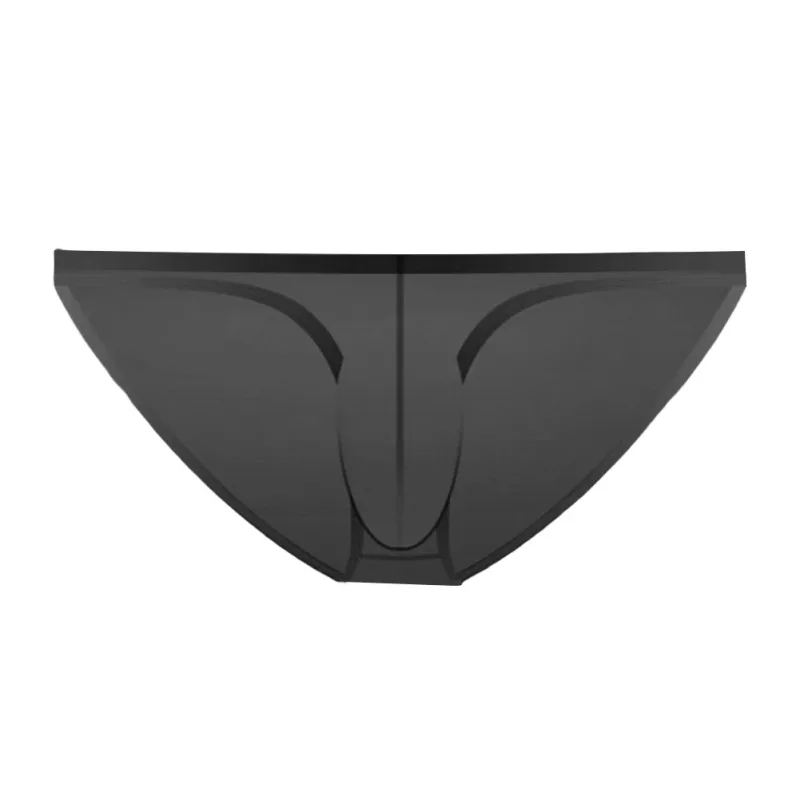 1pc verão nova roupa interior masculina cuecas de seda gelo ultra-fino transparente respirável sexy confortável cintura baixa cuecas para homem 3256809692642600 — image 6