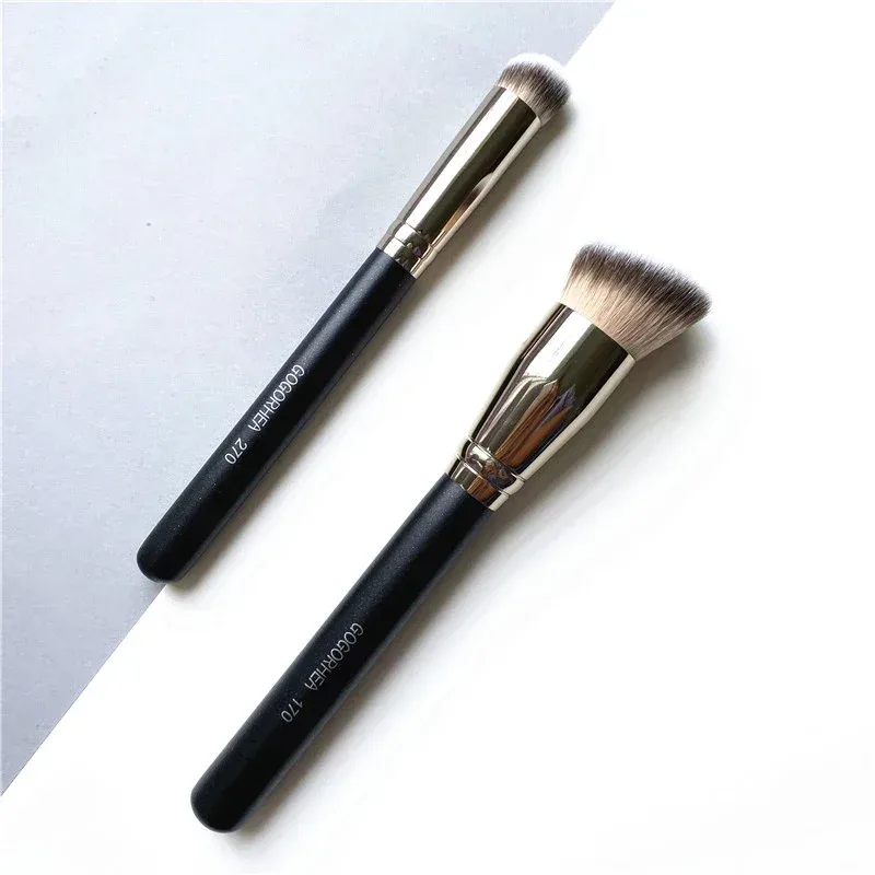 170 Rounded Slant Foundation 270 Concealer Brush Synthetic Flawless Buffing Blending Makeup Brushes