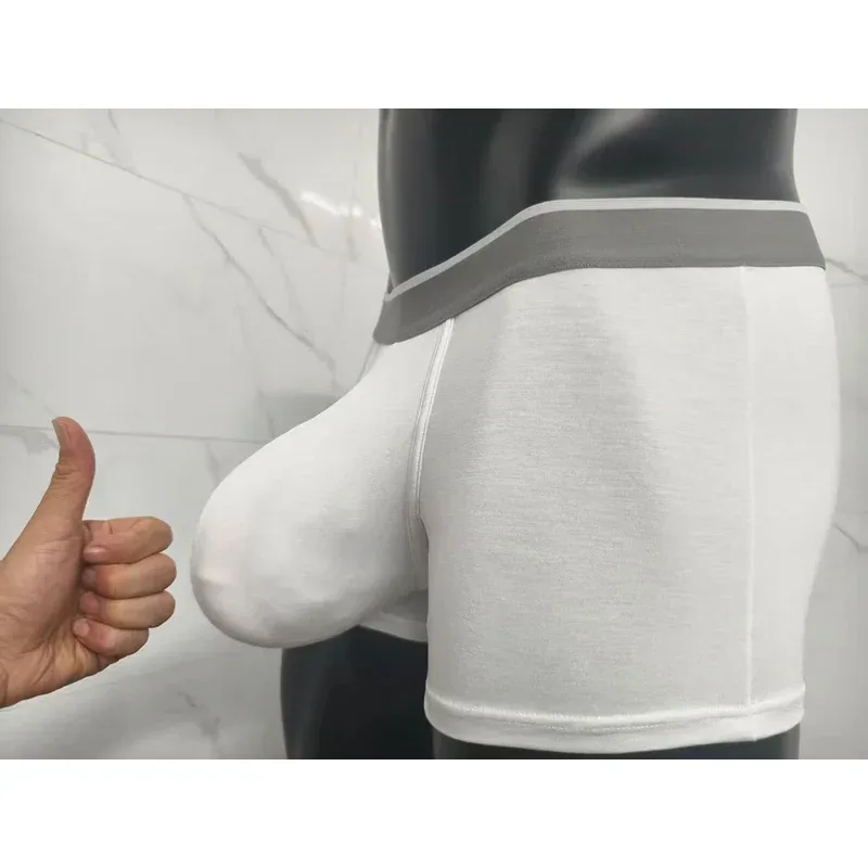 2026 Modal na Men's Boxer Shorts Malalaking Pockets Komportable Fashionable Sexy Underwear — image 7