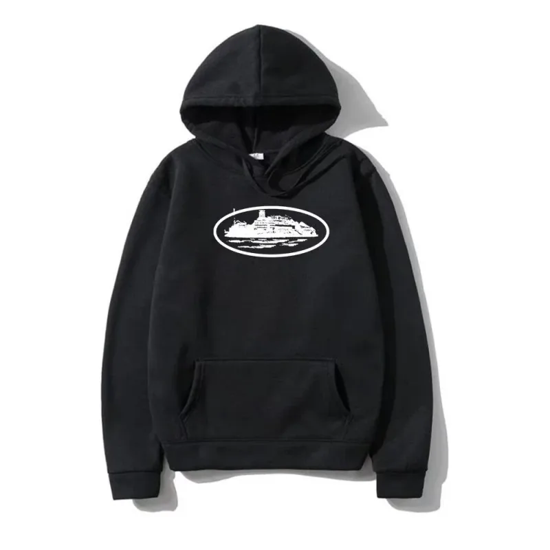 Iate gráfico preto com capuz masculino feminino estilo náutico casual moletom com capuz vela entusiasta moda streetwear topo