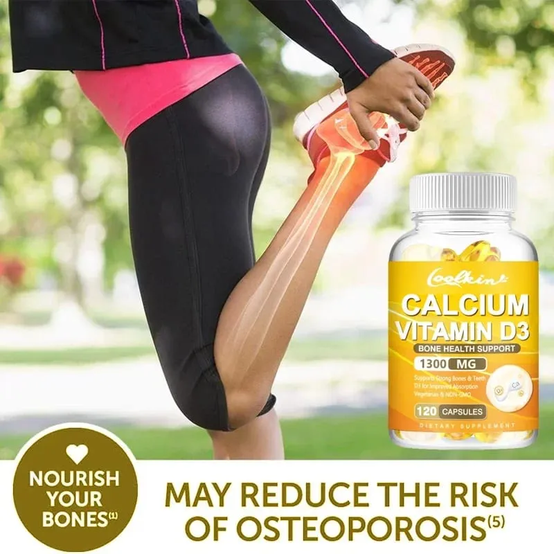 A kalcium + D3-vitamin elősegíti a csontok egészségét és az immunrendszer támogatását, javítja a karbonát felszívódását Étrend-kiegészítő — image 4
