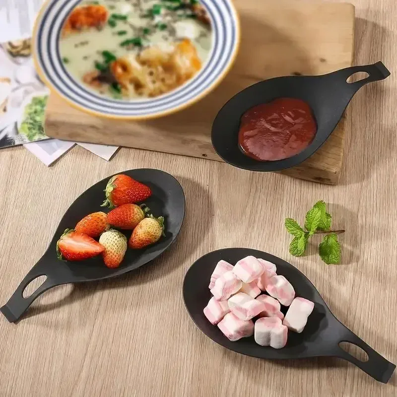 Repose-cuillère en Silicone, support de spatule, ustensiles résistants à la chaleur, plateau de napperon, outils de cuisine, accessoires de cuisine, 1/4 pièces — image 3