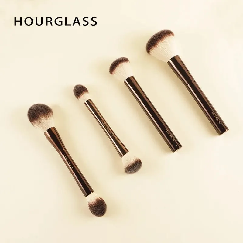 Hourglass Makeup Brush All Kinds Eyeshadow Foundation Concealer Powder Bronzer Blusher Eyeliner Retractable Professional Brushes — image 2