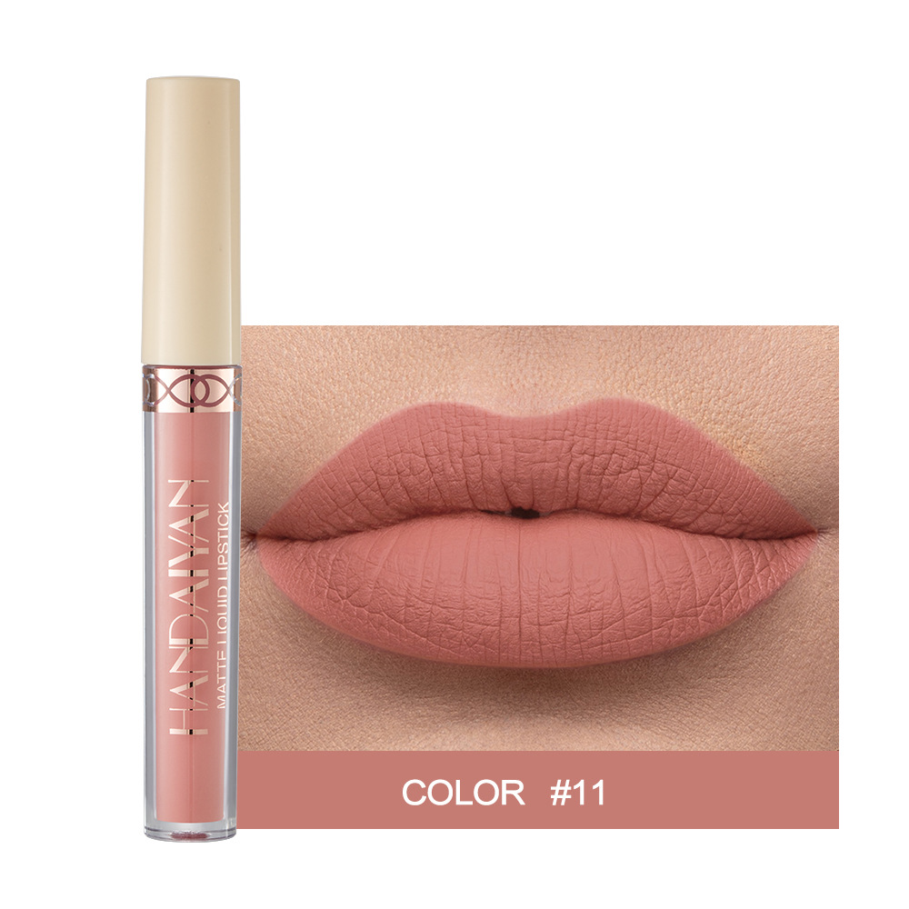 Αδιάβροχο Nude Matte Liquid Lipstick Αντικολλητικό Cup Lip Tint Μακιγιάζ Matte Red Lip Gloss Cosmetics Κραγιόν μακράς διαρκείας Make Up
