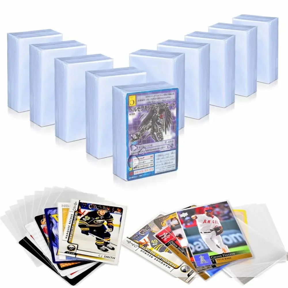 200 Pack Penny Card Sleeves Transparent Trading collect Protector Sleeve Holder For Game Pokemon Tcg Yugioh Baseball Sports Card — image 2