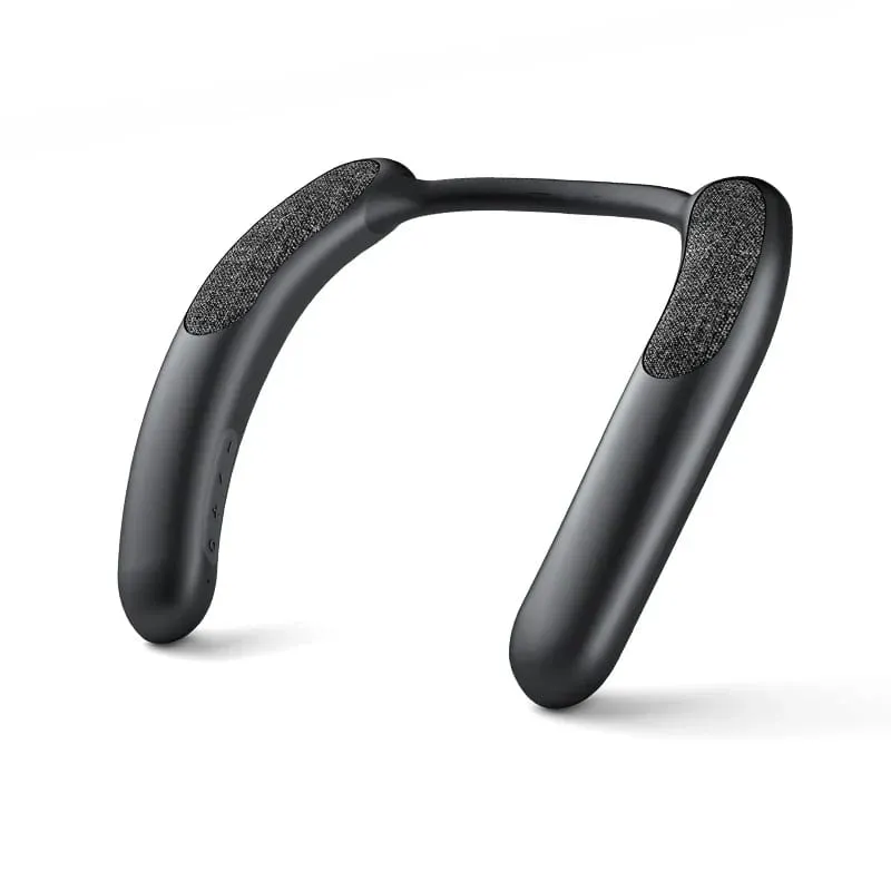 Rockmia EBS-910 New Wearable Wireless Neckband Speaker Bluetooth 5.3 AAC Code True Wireless Stereo Music Box TF Card Slot Type C