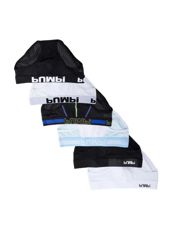 6pcs/lot Hollow Breathable Mens Bikini Jockstrap Briefs Mens Panties Sexy Sissy Men Underwear Gays Men Brief Underpants — image 2