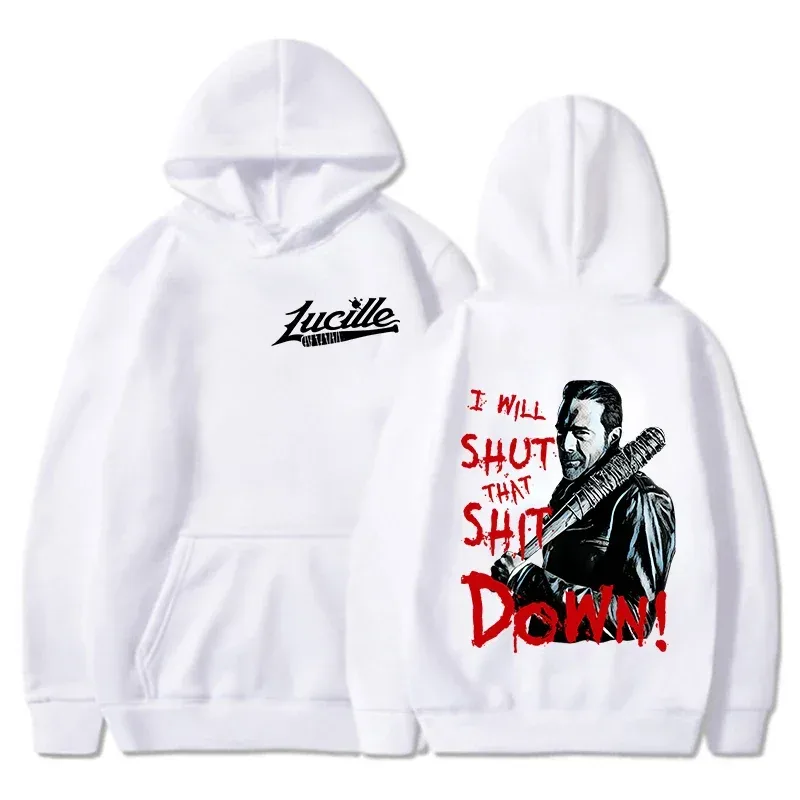 Men And Women Negan This Is Lucille The Walking Dead Printed Hoodie Casual Tops Unisex Harajuku Long Sleeve Sweatshirts New — image 6