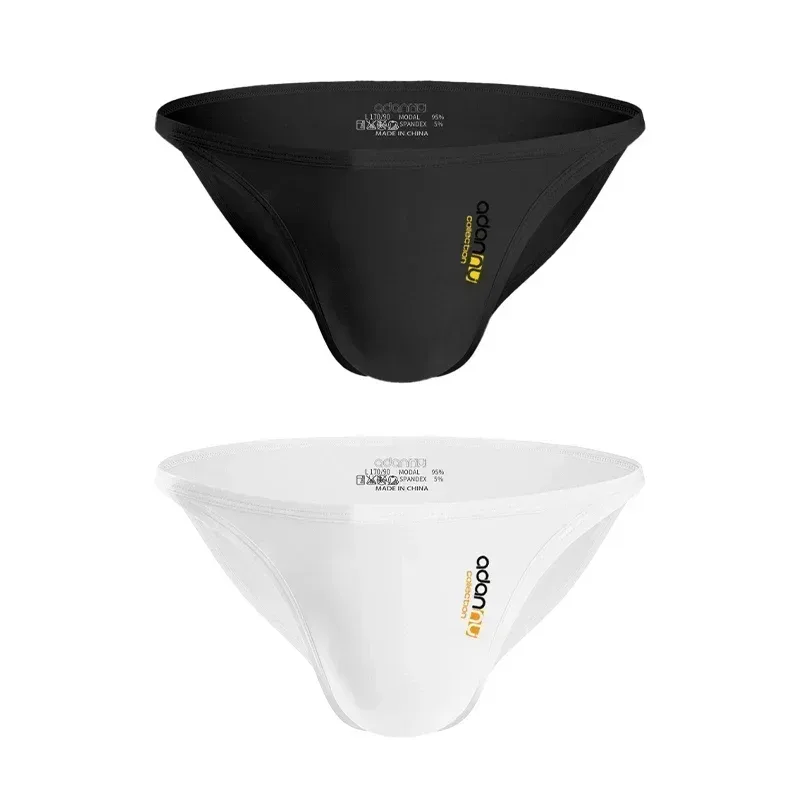 Men Modal Low‑Rise Briefs Sexy Solid Color Simple Triangle Underwear Sports Breathable Comfortable Male Panties — image 35
